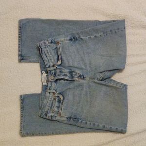 Stockholm Atelier & Other Stories Light Blue Straight Leg Mid Rise Jeans